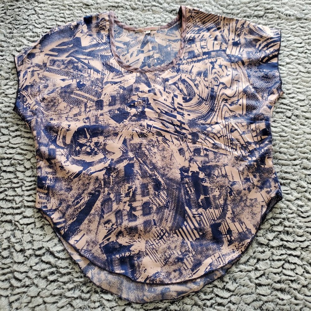 Julie's Closet Oversized Soft Satin Top Shirt
